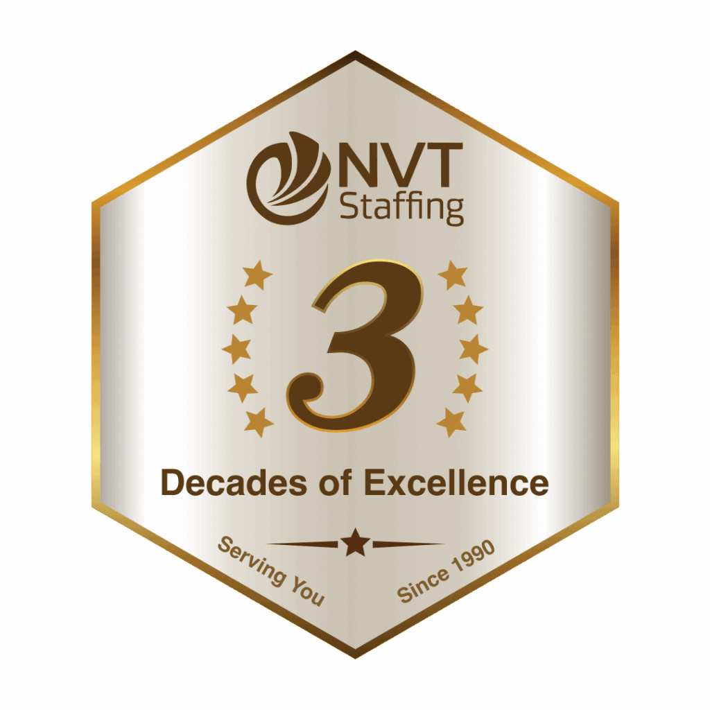 NVT 3 Decades badge